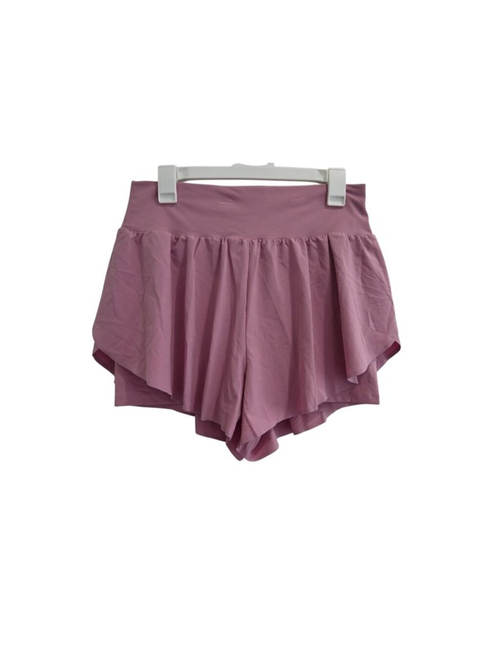NWT All In Motion Active Light High Rise Run Shorts Sz M Pink Mauve Athletic